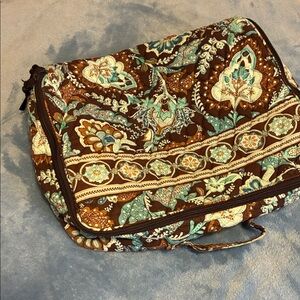 Vera Bradley Floral Patterned Brown and Green Women's Bag